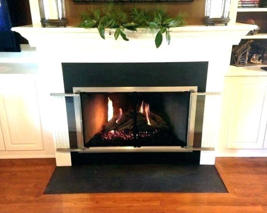 fireplace door