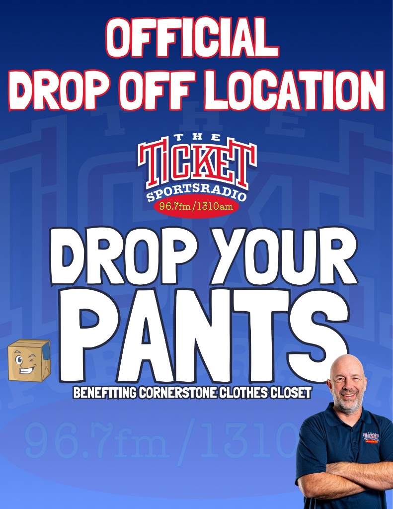 The Ticket Drop Your Pants — Official Drop Off Location
